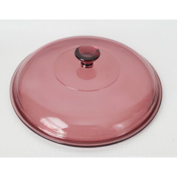 Vintage Cranberry Pyrex Casserole Pyrex Originals Cranberry 2 Quart Covered Cass - Picture 2 of 6